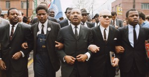 Dr. Martin Luther King, Jr. leads a march in Selma protesting for voting rights. Courtesy of http://www.history.com/topics/black-history/martin-luther-king-jr/pictures/martin-luther-king-jr/mlk-1965-selma-montgomery-march-3